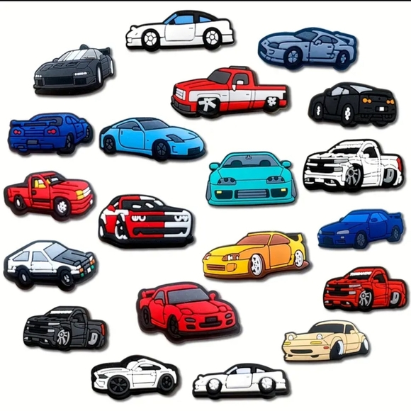 10 piece Random Car Croc Charms - Picture 1 of 3